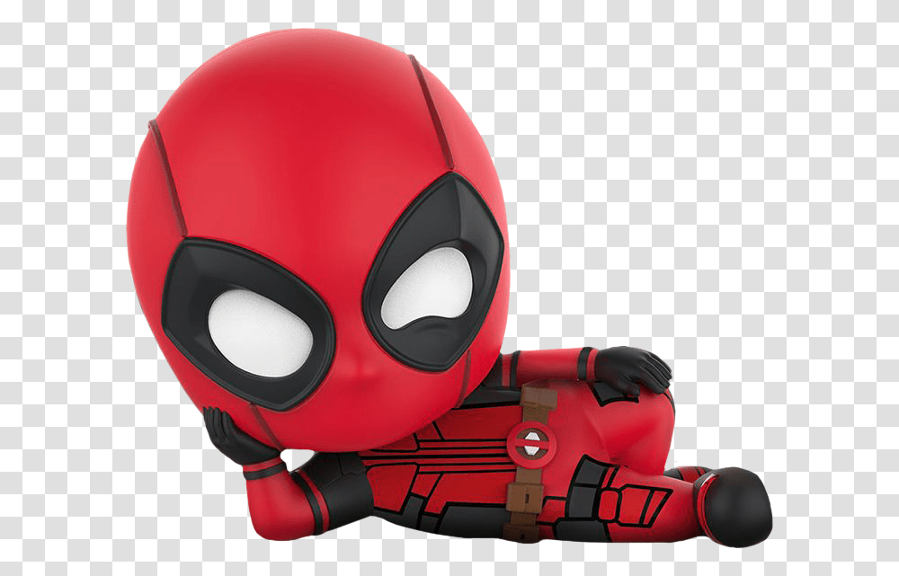 Deadpool Posing Cosbaby Hot Toys Cosbaby Deadpool, Helmet, Apparel, Pac Man Transparent Png