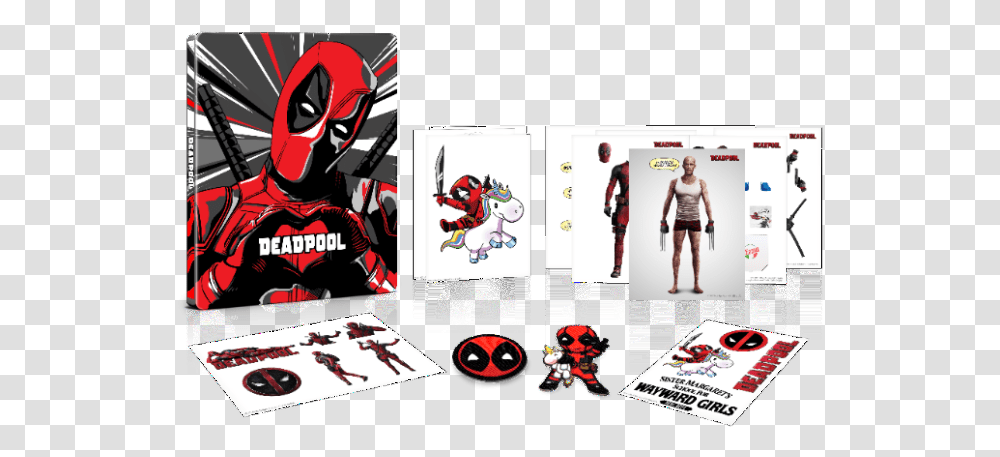 Deadpool Steelbook 2 Year Anniversary Edition, Person, Human, Poster, Advertisement Transparent Png