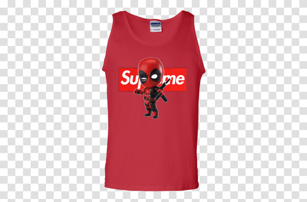 Deadpool Supreme Tank Top, Apparel, T-Shirt, Jersey Transparent Png