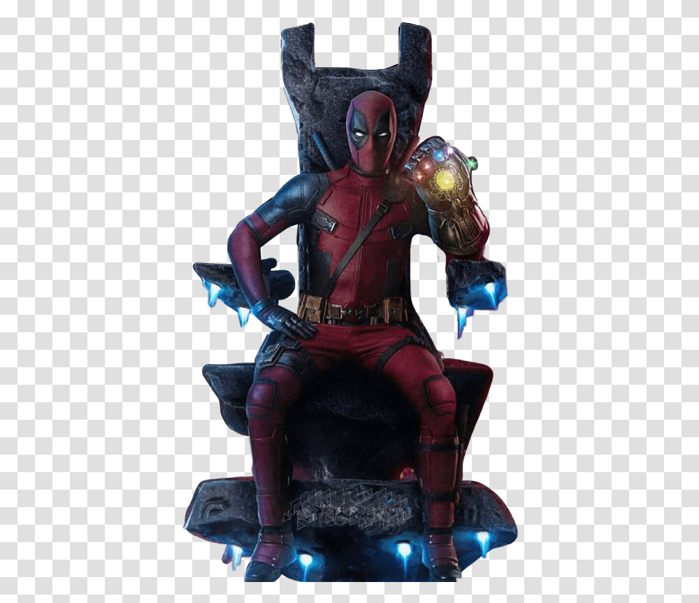 Deadpool Thanos, Person, Human, Costume, Knight Transparent Png