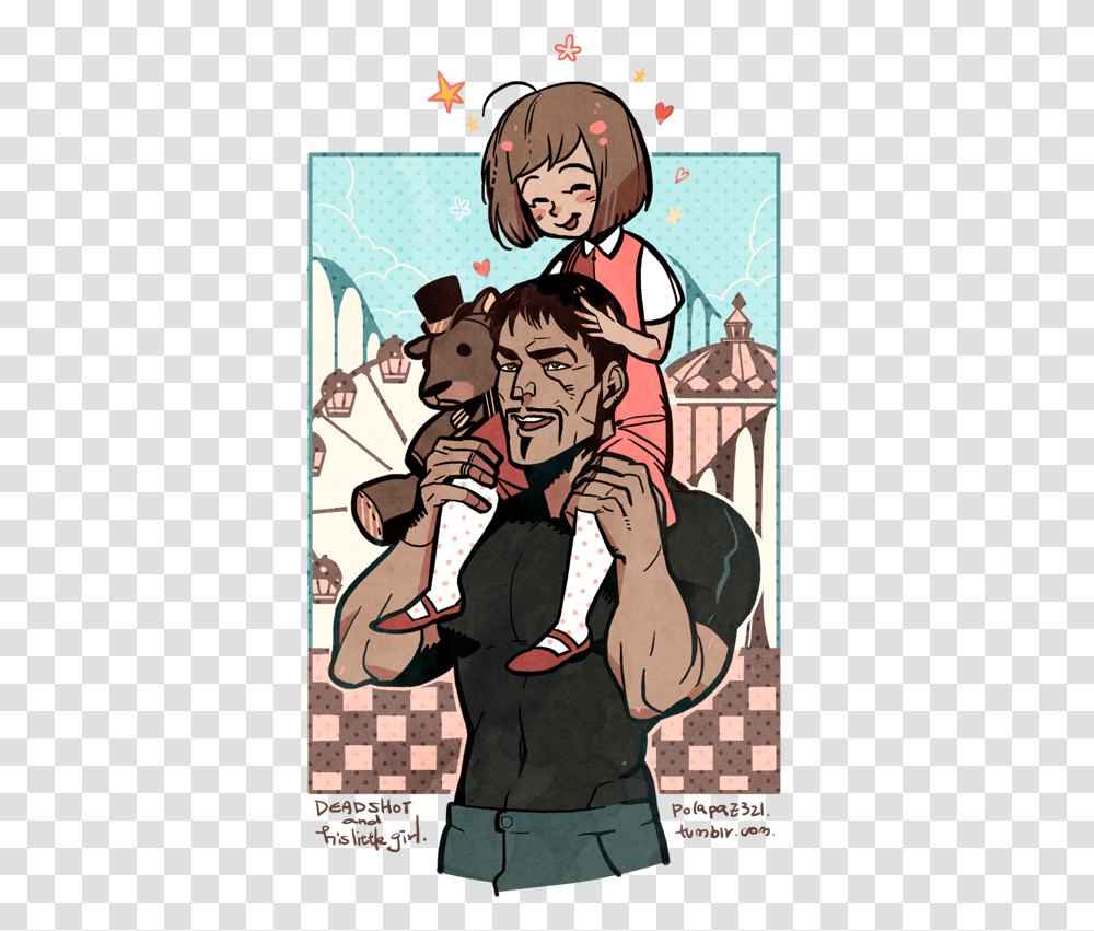 Deadshot And His Daughter, Comics, Book, Person, Human Transparent Png