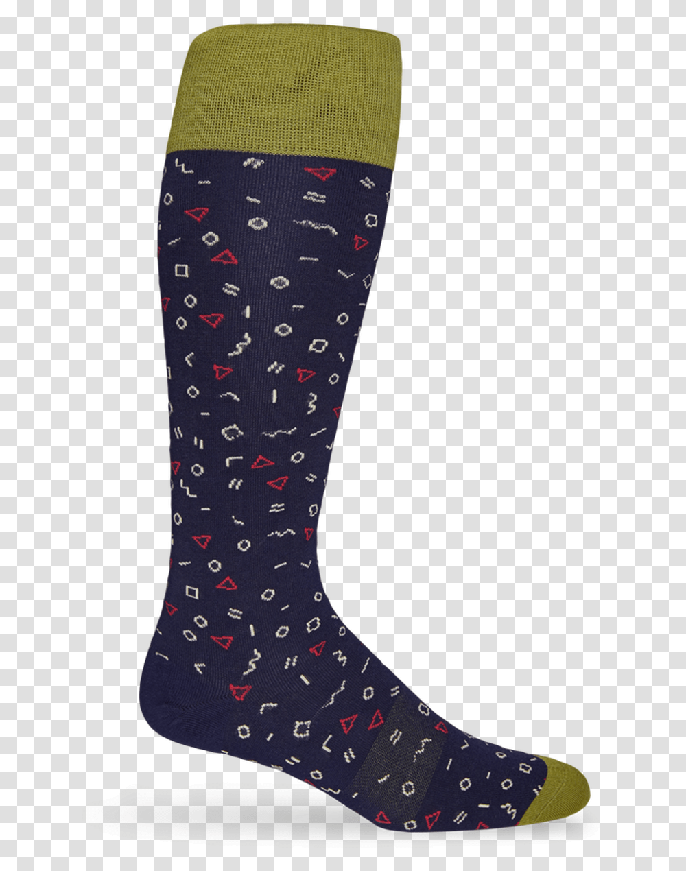 Deadsoxy Navy Bamboo Dress Socks With A Cool Throwback Sock, Apparel, Shoe, Footwear Transparent Png