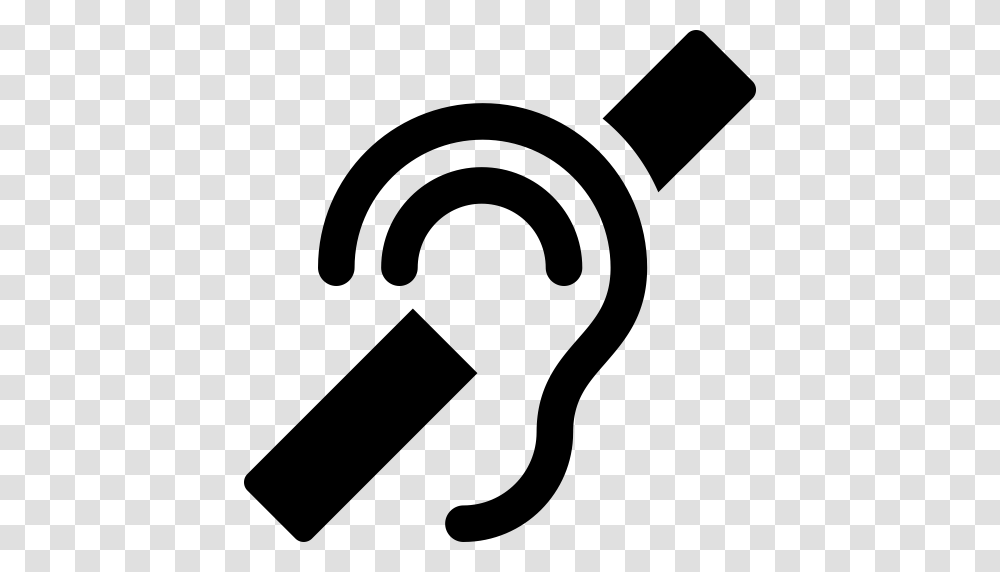 Deaf Ear Hearing Icon With And Vector Format For Free, Gray, World Of Warcraft Transparent Png