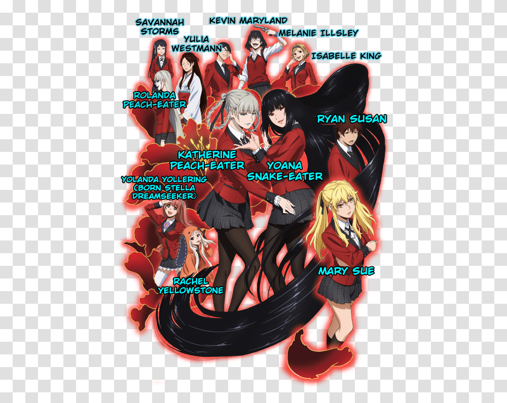 Deal With The Devil Kakegurui Cover Kakegurui Characters, Poster, Advertisement, Comics, Book Transparent Png