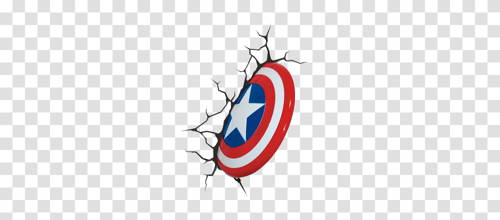 Deals On Light Fx Captain America Shield Wall Light Licensed, Armor, Dynamite, Bomb, Weapon Transparent Png