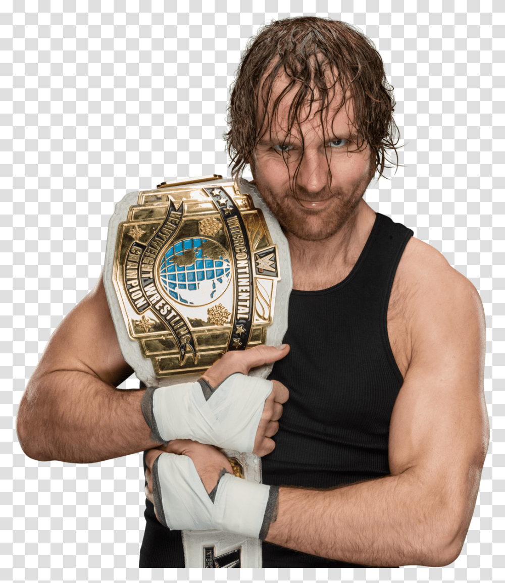 Dean Ambrose Vs The Miz Intercontinental Championship, Person, Human, Wristwatch, Gold Transparent Png