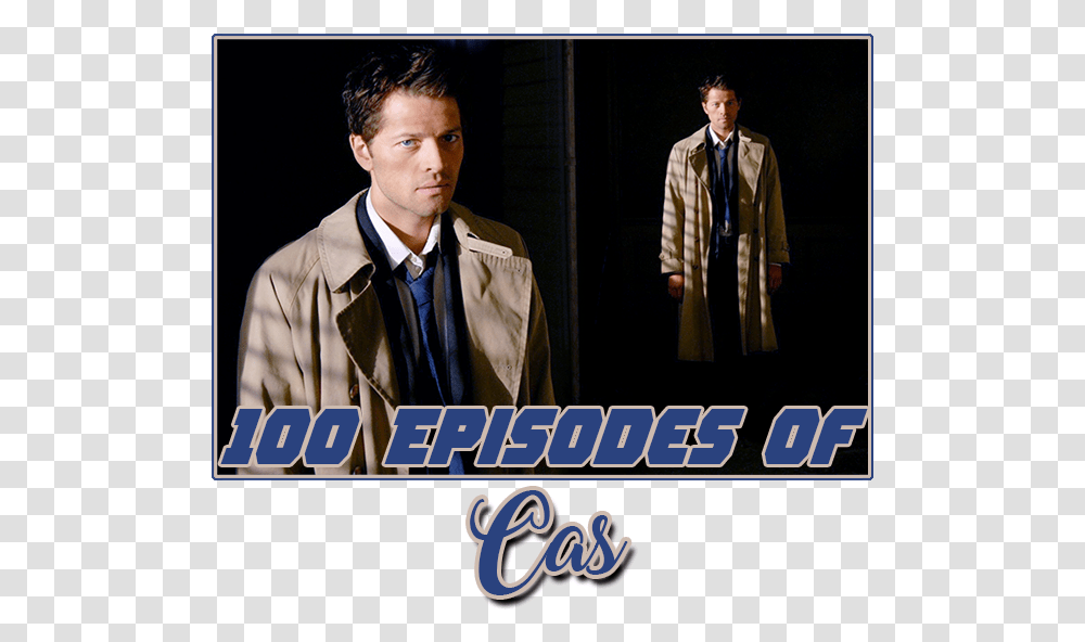 Dean And Castiel Castiel In A Suit, Person, Overcoat, Shirt Transparent Png