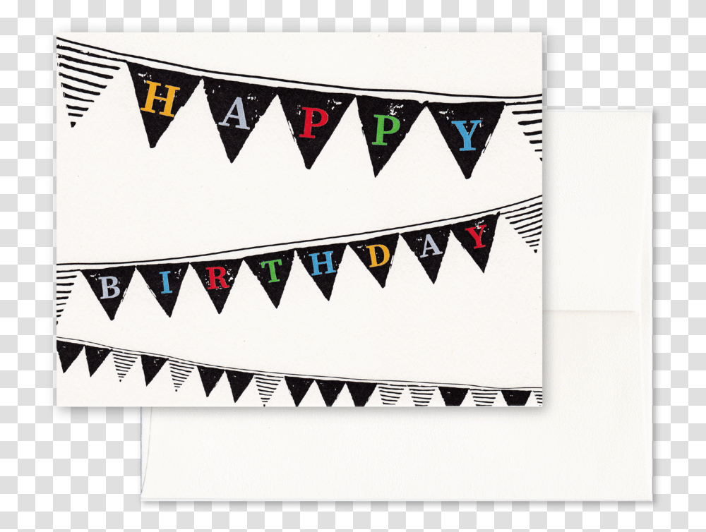 Dear Bea Birthday Banner Greeting Card Envelope, Label, Paper, Doodle Transparent Png