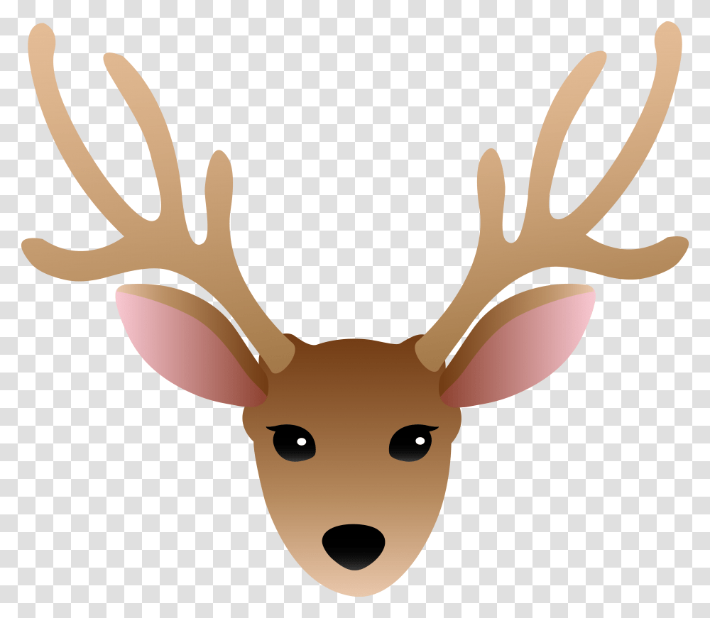 Dear Clipart Face, Antler, Toy, Animal, Mammal Transparent Png