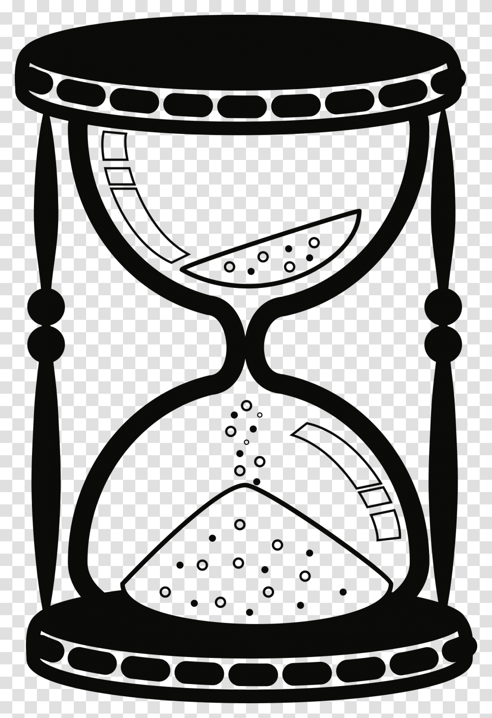 Death Clock Clipart, Hourglass Transparent Png