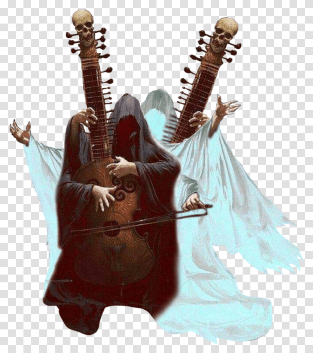 Death Dead Music Musician Spectrum Statue, Leisure Activities, Musical Instrument, Person, Human Transparent Png