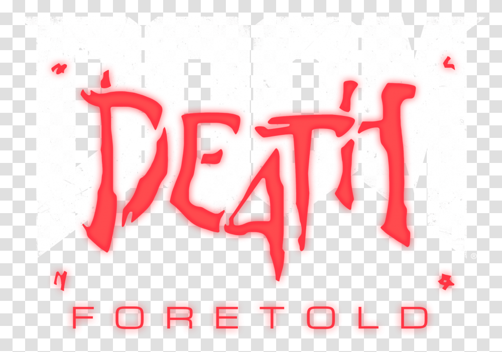 Death Foretold Mod Doom Logo, Text, Word, Alphabet, Hand Transparent Png