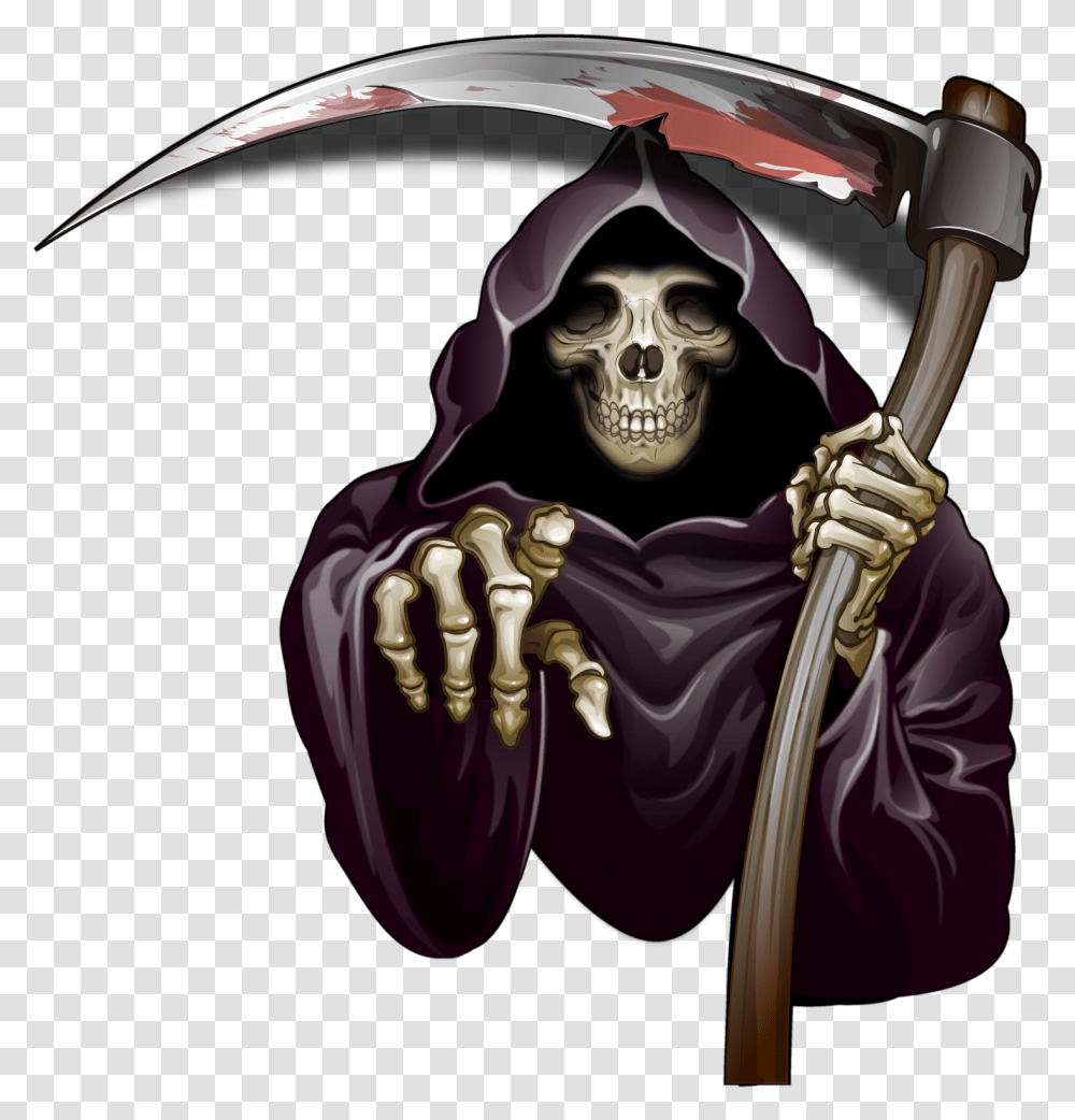 Death Grim Reaper Coming For You, Person, Human, Pirate, Helmet Transparent Png