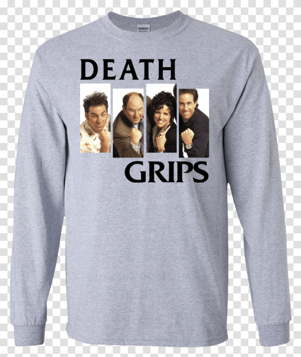 Death Grips Long Sleeve Football Mom Shirts, Apparel, Person, Human Transparent Png