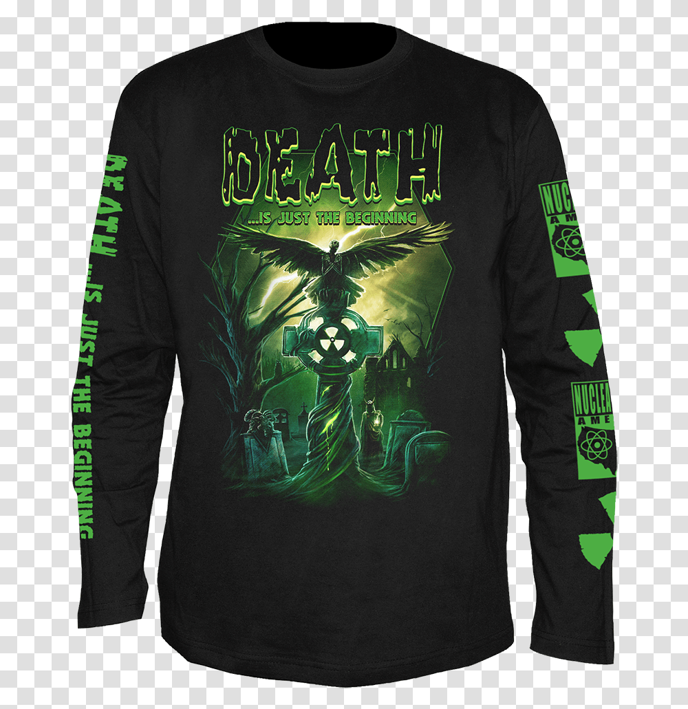 Death Is Just The Beginning Shirt, Sleeve, Apparel, Long Sleeve Transparent Png