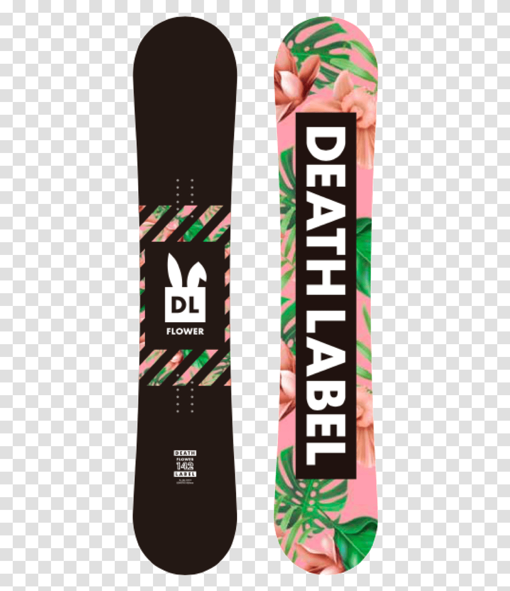 Death Label 2019 Flower Snowboard Lib Tech Eric Jackson, Skateboard, People, Advertisement, Poster Transparent Png
