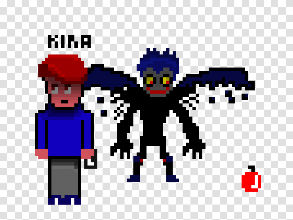 Death Note Kira And Ryuk Pixel Art Maker, Pac Man, Minecraft, Urban, Super Mario Transparent Png