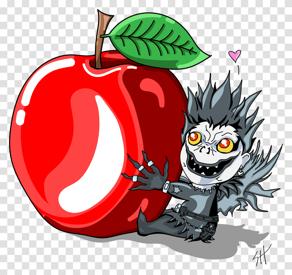 Death Note Ryuk, Plant, Label, Food Transparent Png