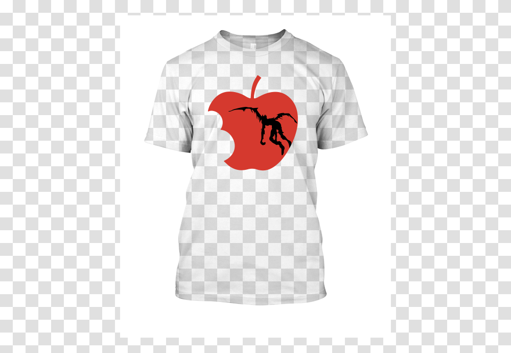 Death Note Shinigami Apple Fabrilife, Apparel, T-Shirt, Sleeve Transparent Png