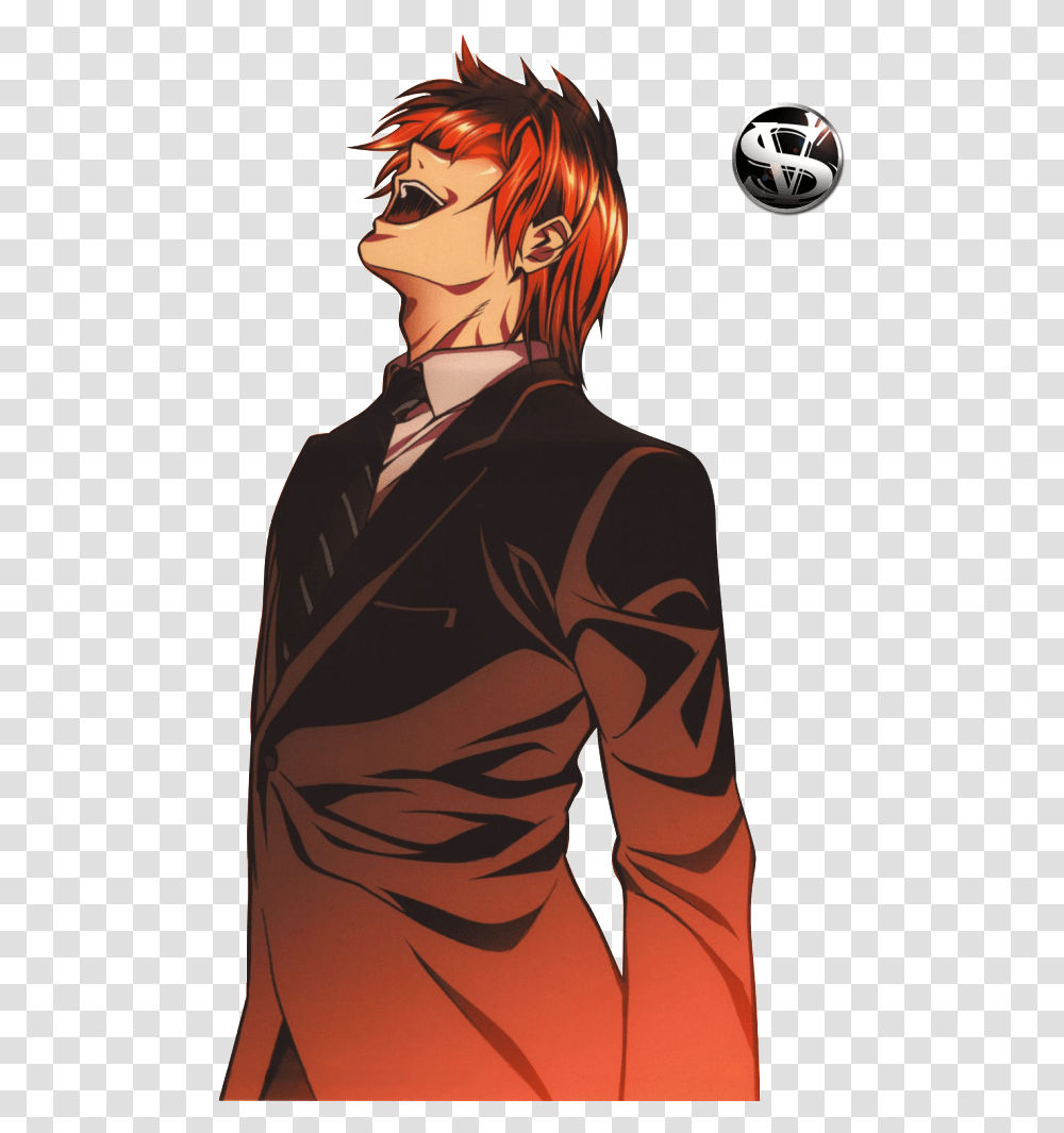 Death Note Yagami Light Laugh Image Light Yagami Death Note, Sleeve, Clothing, Apparel, Long Sleeve Transparent Png