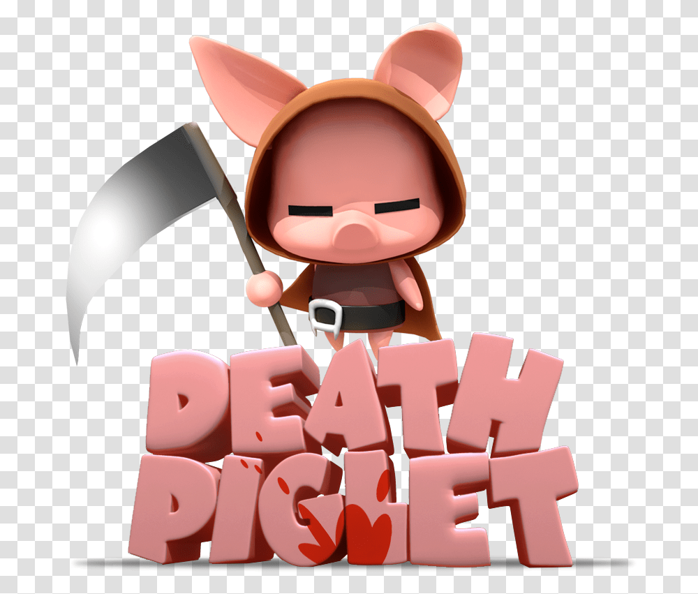 Death Piglet Comic Cartoon, Brick, Label, Text, Toy Transparent Png