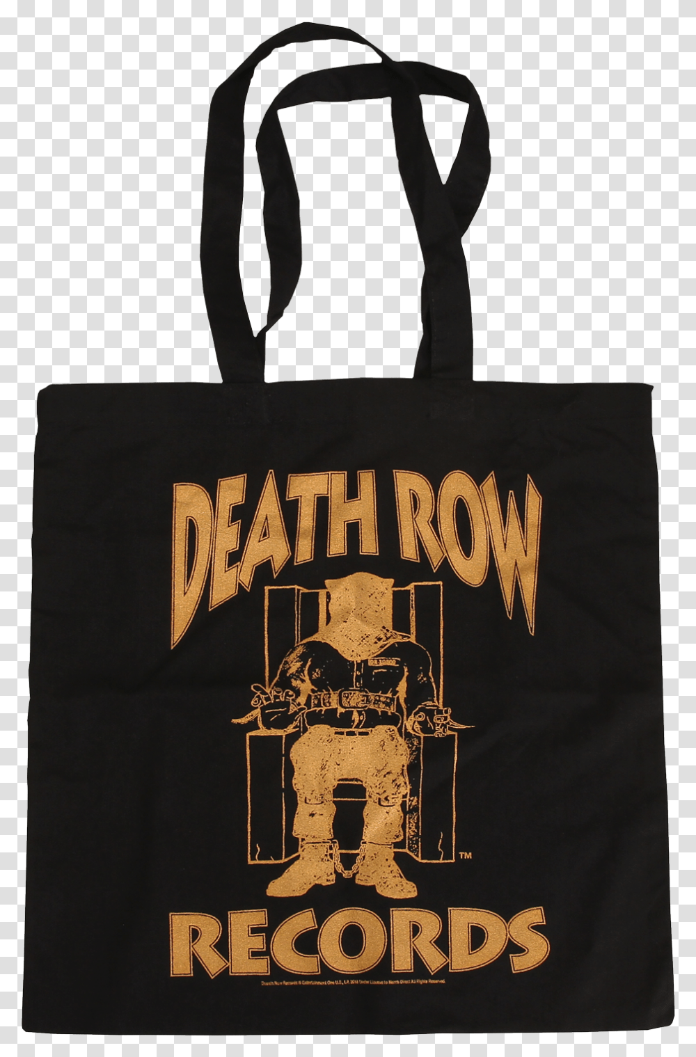 Death Row Records Gold Logo Tote Death Row Records, Bag, Tote Bag, Poster, Advertisement Transparent Png