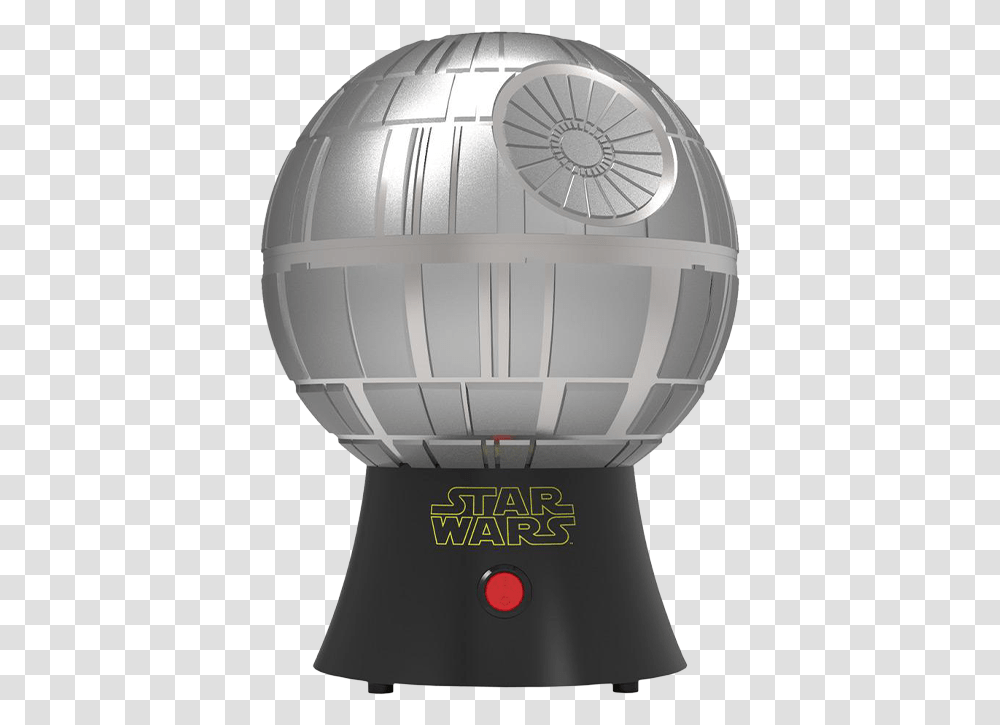 Death Star Popcorn Maker Star Wars, Lamp, Sphere, Ball, Helmet Transparent Png