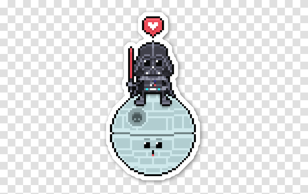 Death Star Stickerapp Pixel Art Clock Face, Rug, Bomb, Weapon, Weaponry Transparent Png