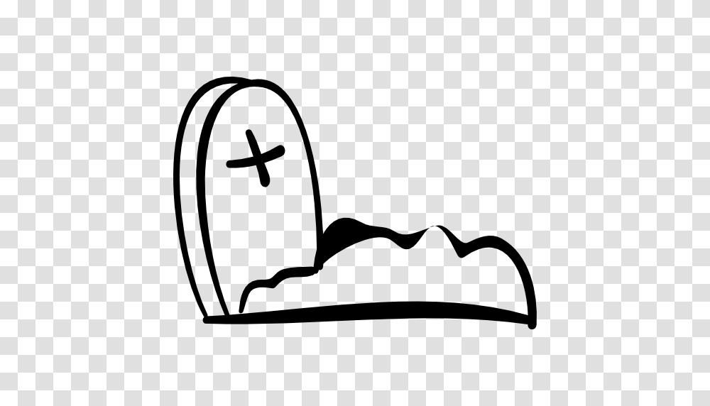 Death Tombstone Cross Cemetery Tomb Ground Halloween Icon, Soil, Footwear, Shoe Transparent Png