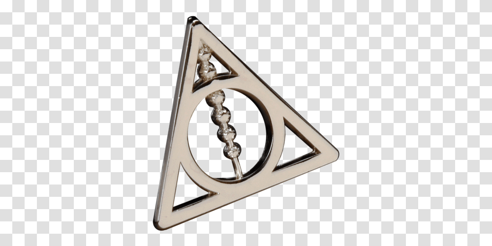 Deathly Hallows Deluxe Pin Badge Emblem, Triangle, Accessories, Accessory, Pendant Transparent Png