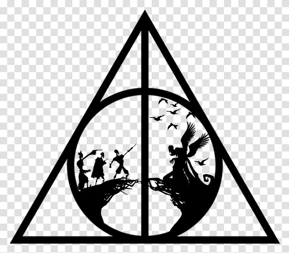 Deathly Hallows Symbol Three Brothers, Nature, Outdoors, Gray Transparent Png