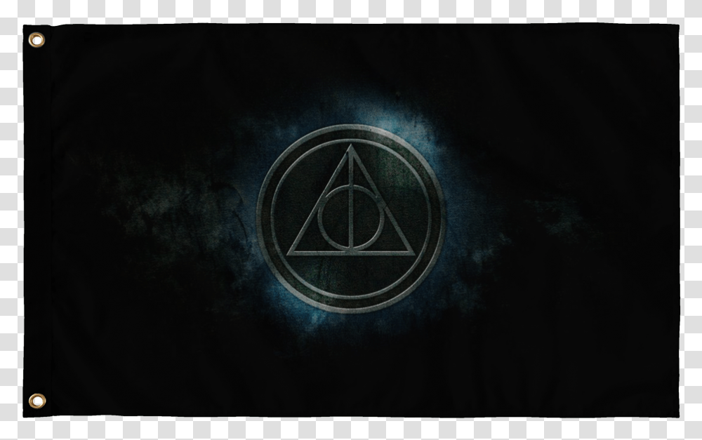 Deathly Hallows Wall Flag Flag, Monitor, Screen, Electronics, Display Transparent Png