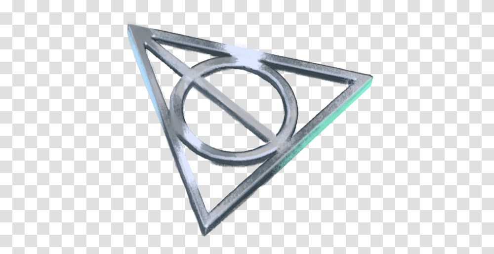 Deathly Hallows Wizards Unite Wiki Circle, Triangle, Arrow, Symbol, Diamond Transparent Png