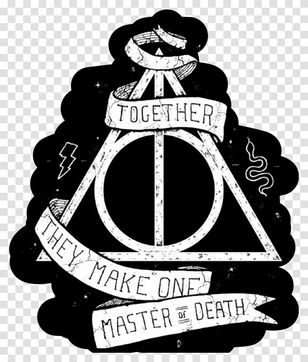 Deathlyhallows Harrypotter Death Gifts Harry Potter, Logo, Trademark, Emblem Transparent Png