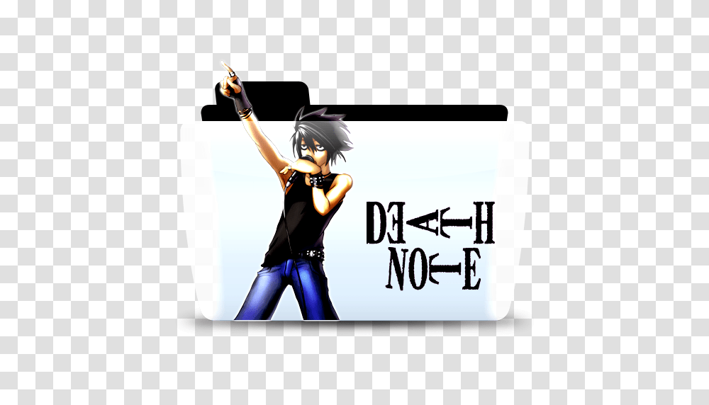 Deathnote Ryuzaki Folder Icon Free Of Colorflow Icons, Person, People, Sport Transparent Png