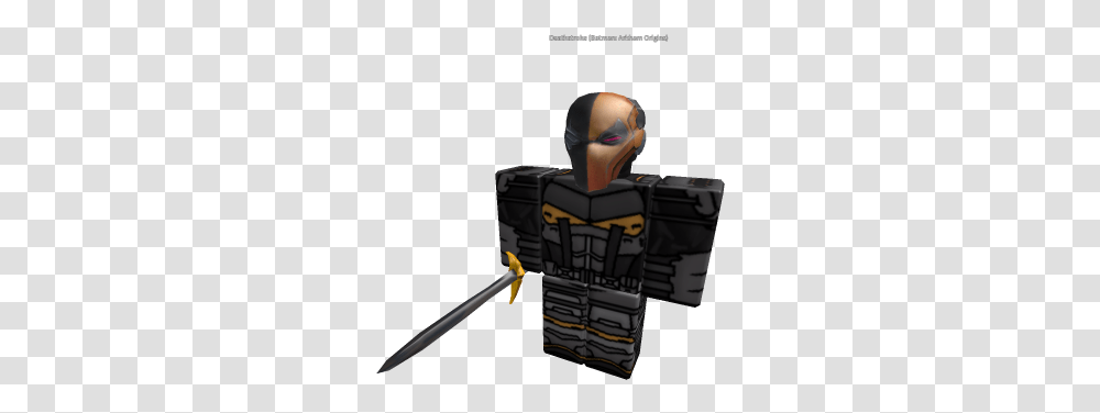 Deathstroke Attacks You Roblox Knife, Person, Human, People, Toy Transparent Png