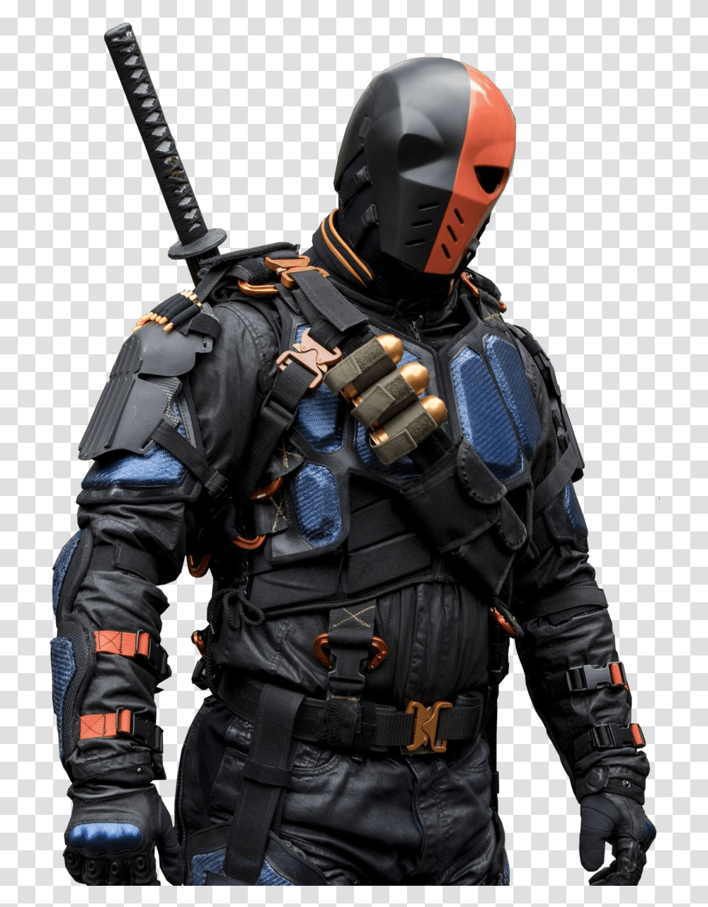 Deathstroke Deathstroke Arrow, Helmet, Clothing, Apparel, Person Transparent Png