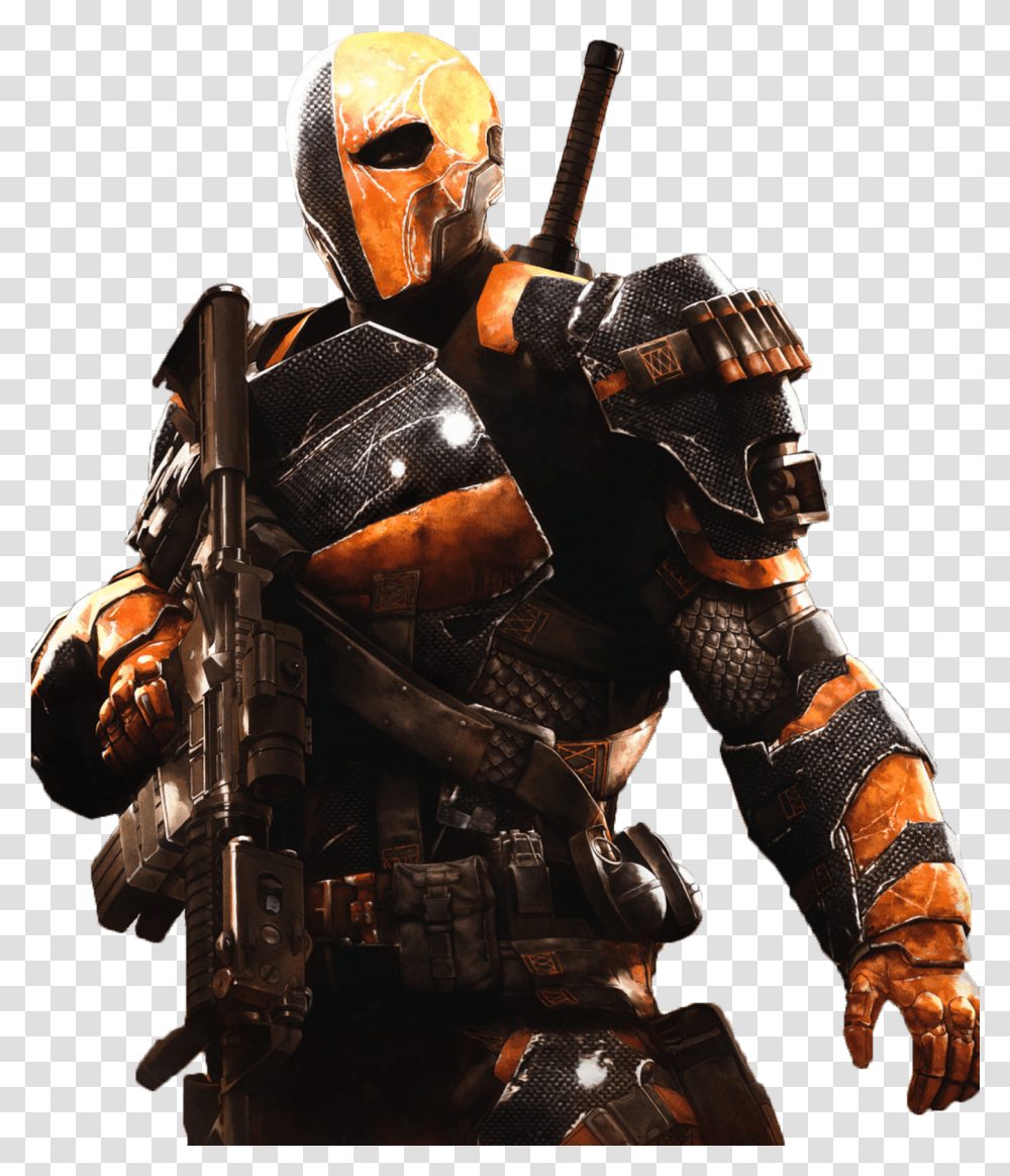 Deathstroke Deathstroke, Helmet, Clothing, Person, Outdoors Transparent Png