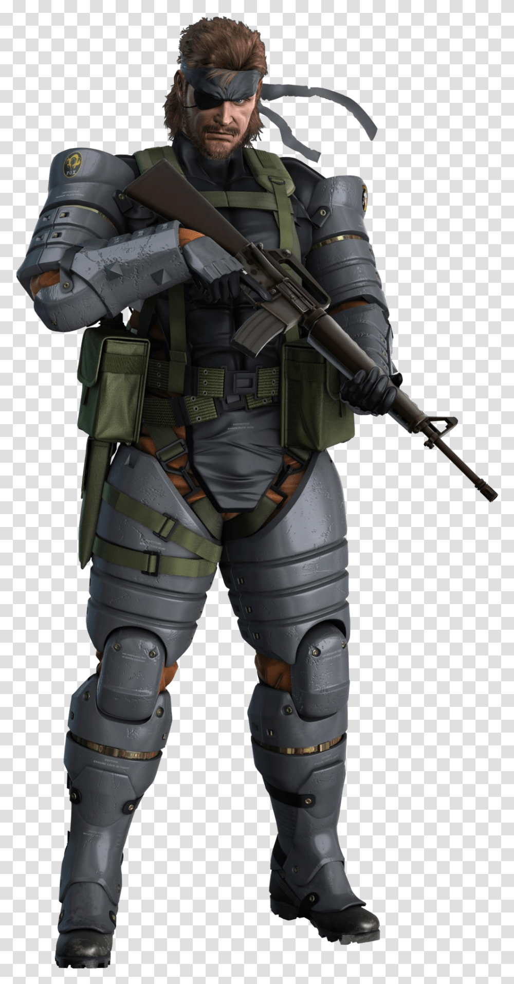 Deathstroke Metal Gear Solid Peace Walker Solid Snake, Armor, Person, Human, Gun Transparent Png