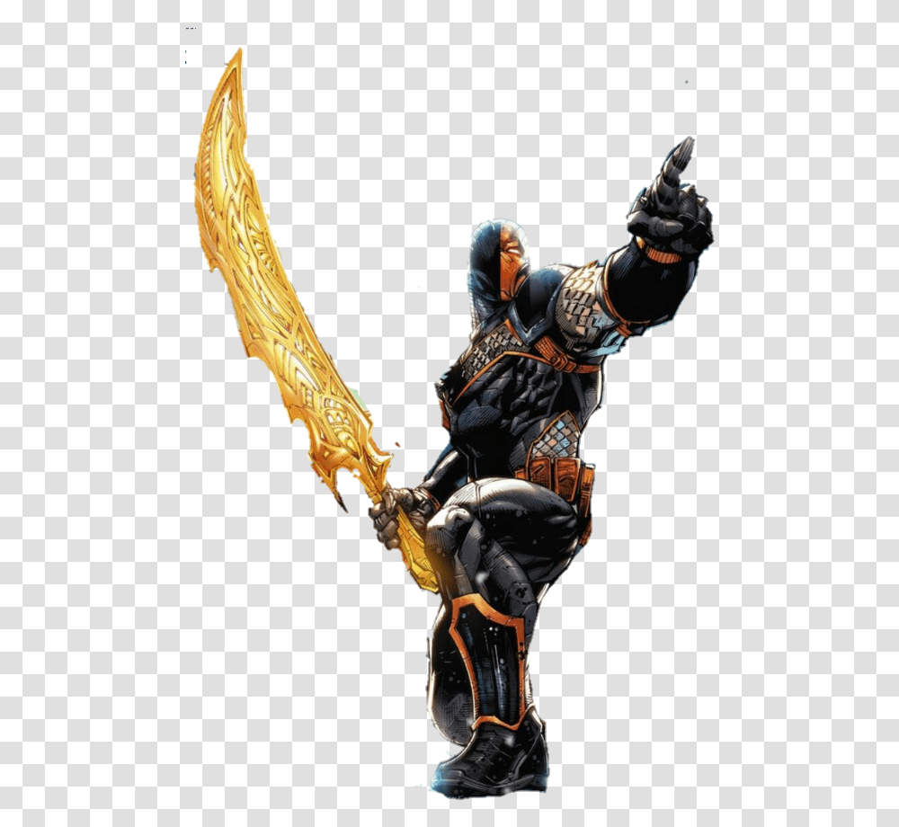Deathstroke, Person, Human, Weapon, Weaponry Transparent Png