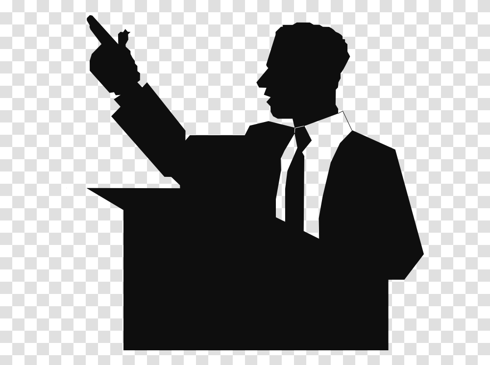 Debate Clipart Black And White Speech And Debate Clipart, Audience, Crowd, Person, Silhouette Transparent Png