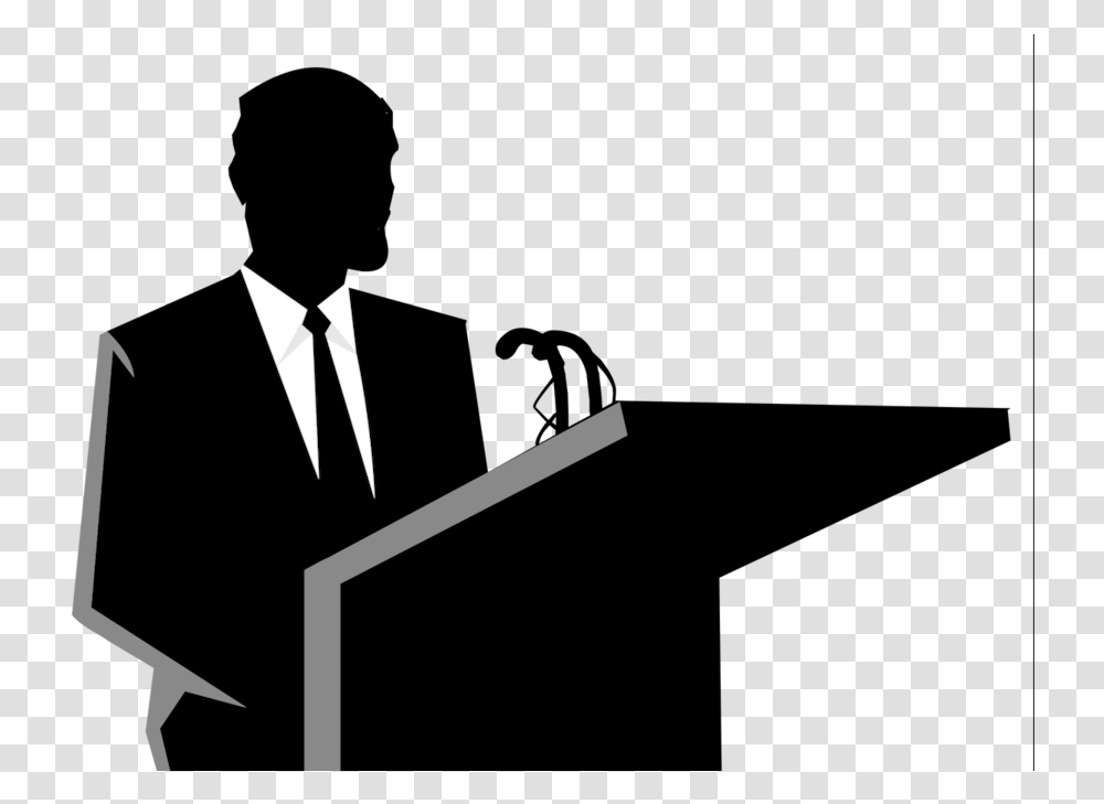 Debate Silhouette Clipart Debate Silhouette Clip Art Person Speaking At Podium, Analog Clock, Logo, Trademark Transparent Png
