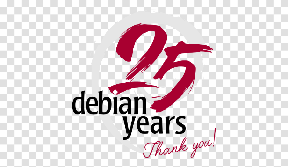 Debian Is 25 Years Old By Angelo Rosa Debian 25 Years, Helmet, Apparel Transparent Png