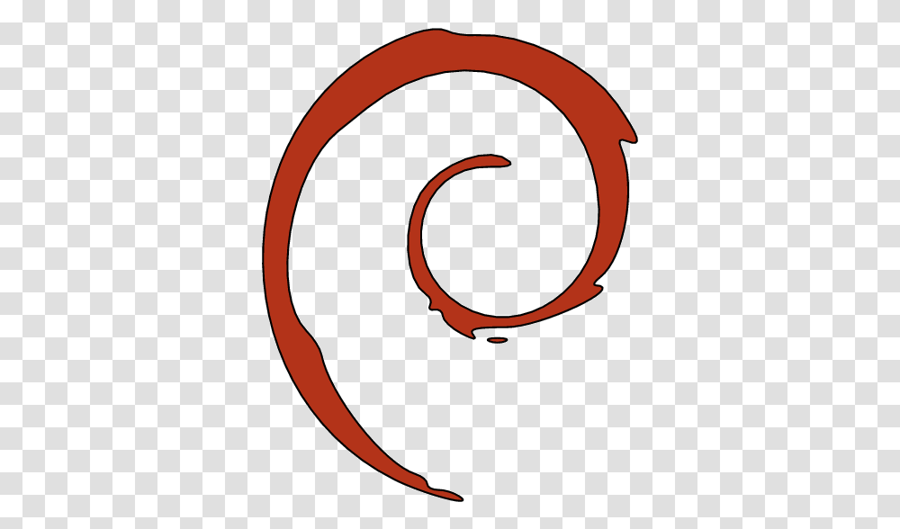 Debian Swirl Debian Logo Vector, Spiral, Coil Transparent Png