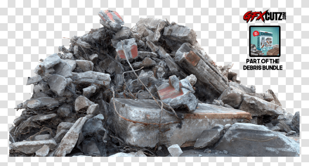 Debris Rubble Debris, Mineral, Demolition, Crystal, Slate Transparent Png
