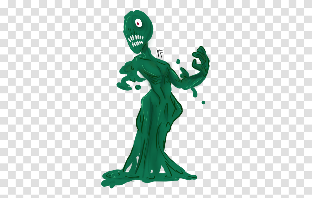 Decadencefae Illustration, Green, Alien, Outdoors Transparent Png