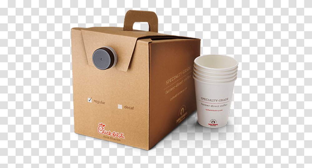 Decaf Coffee 96 OzSrc Https Chicken Sandwich, Box, Coffee Cup, Carton, Cardboard Transparent Png