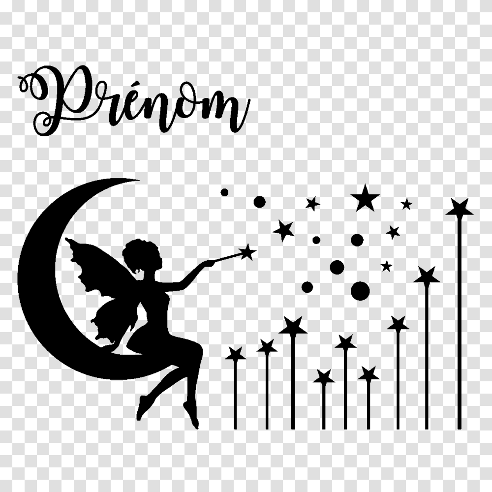 Decal Fairy On Mushroom, Person, Bird, Animal, Silhouette Transparent Png