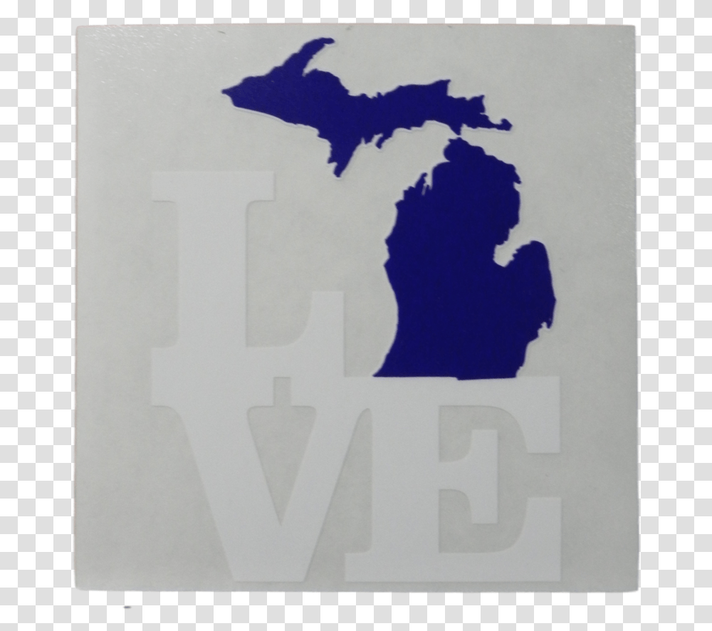 Decals & Stickers - Heart Of Michigan Detroit Tigers Logo Michigan, Poster, Advertisement, Text, Plot Transparent Png