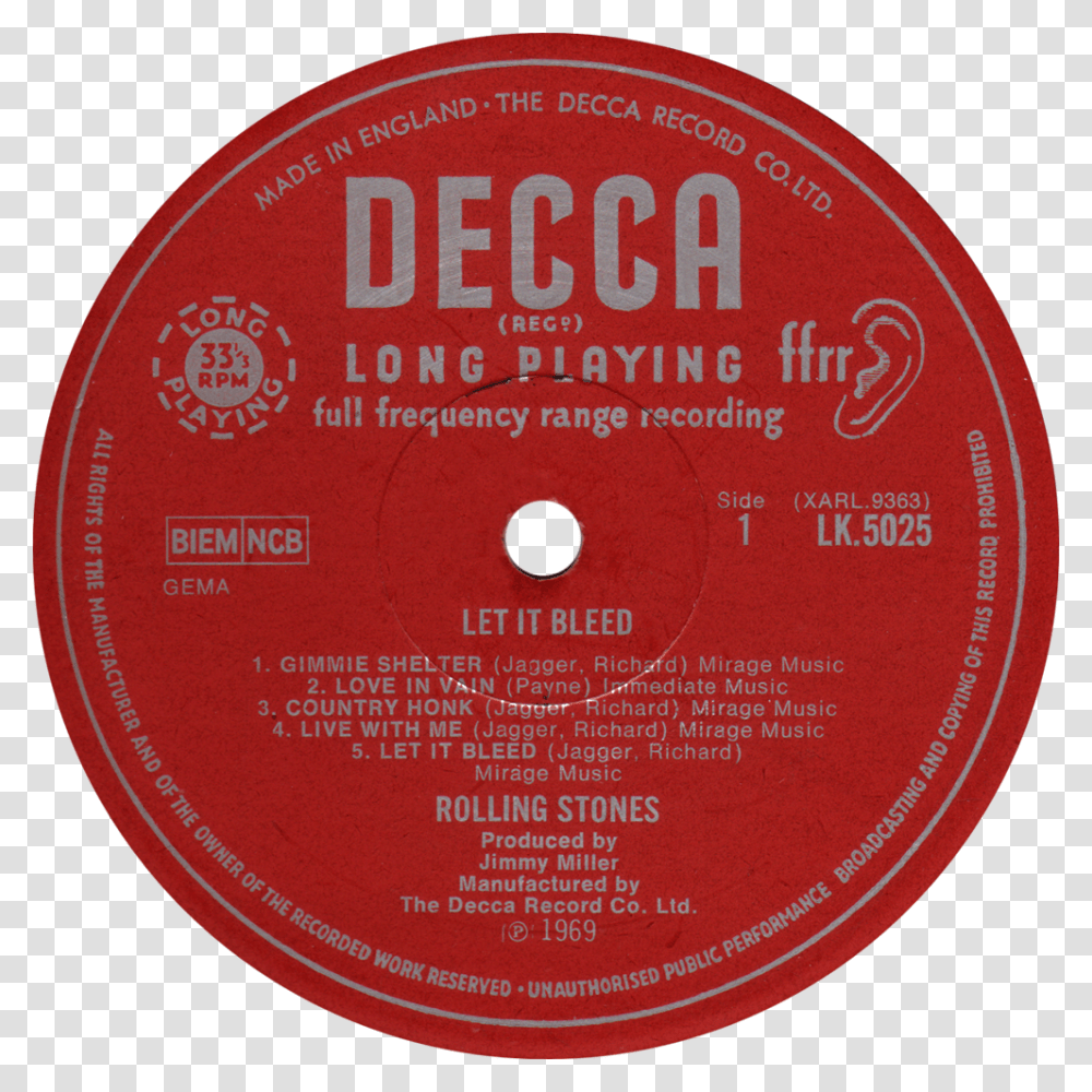 Decca Rolling Stones Rare Record Collector, Disk, Dvd, Electronics, Poster Transparent Png